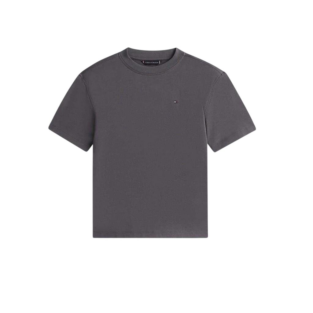Tommy Hilfiger Childrens/Kids Embroidered Logo Crew Neck T-Shirt