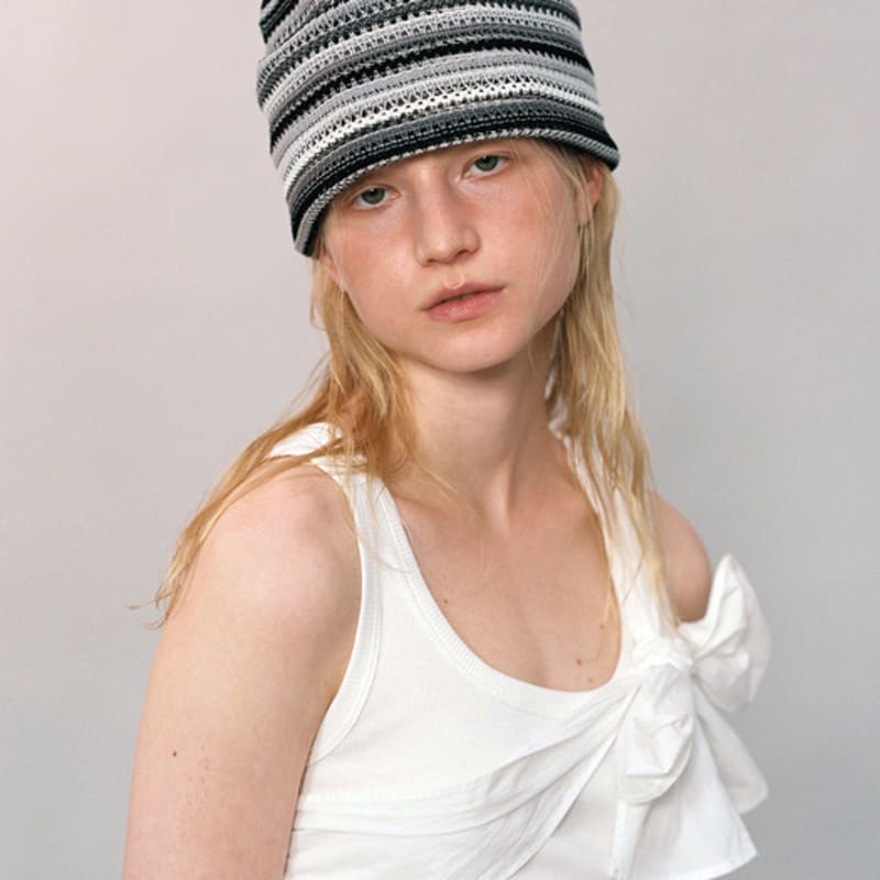 

AWESOME NEEDS SUGARLOAF HAT_STRIPE GREY FREE