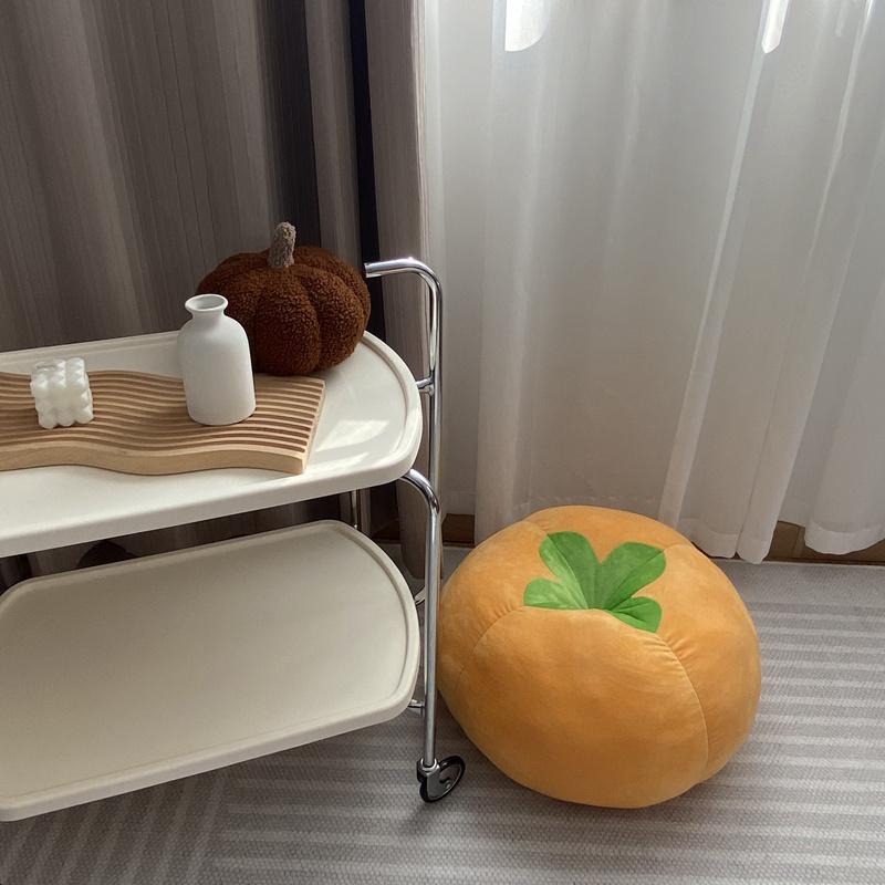 Cute Simulation Mushroom Pillow Persimmon Tomato Cushion Kawaii Fruit Stuffed Doll Plush Toys For Child Home Decor Sofa Cushion