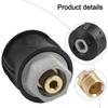 Quick Connect For Pressure Washer Cleaning Tool High Pressure Connector Pressure Washer Adapter Easy Tool-Free Attachment