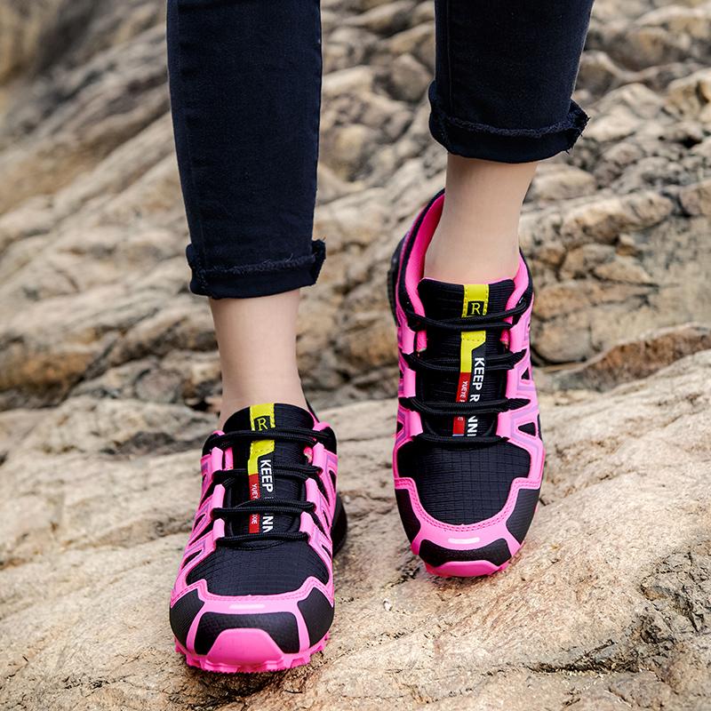 Lightweight Women's Trail Running & Hiking Shoes - Breathable Outdoor Footwear