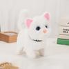 Walking Wagging Tail Electronic Plush Toy Interactive Interactive Kitten Toy  Children