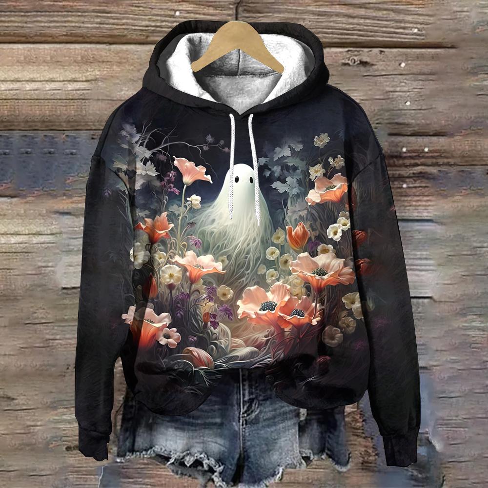 Toamnă Halloween Fantomă Cioară Imprimare 3D Hanorace Bărbați Femei Modă Casual Hanorace Supradimensionat Hanorac Pulovere Trening Îmbrăcăminte