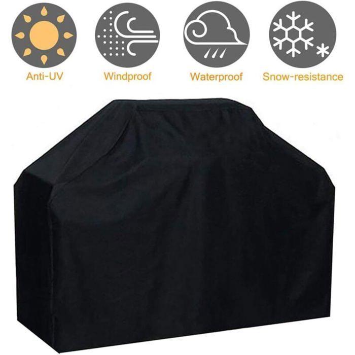 Housse de Barbecue Impermable en Tissu OxfordRsistante au Vent et la Dcolorationpour Weber et Autres PZCC