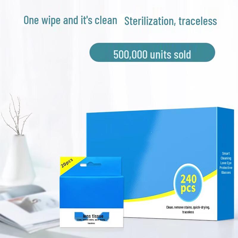 

Disposable Lens Cleaning Wipes