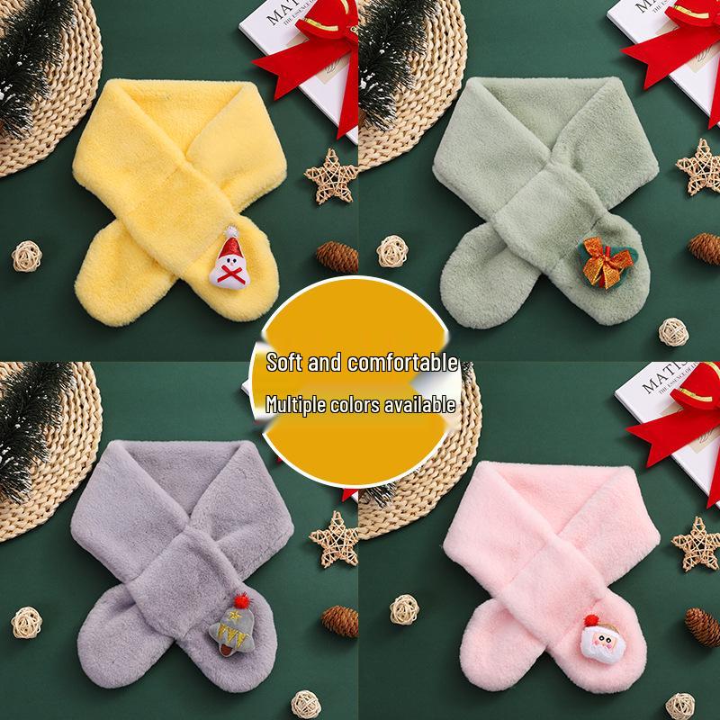 Thickened Plush Snood: Winter Neck Warmer for Babies, Toddlers, Boys, and Girls - Perfect Christmas Gift