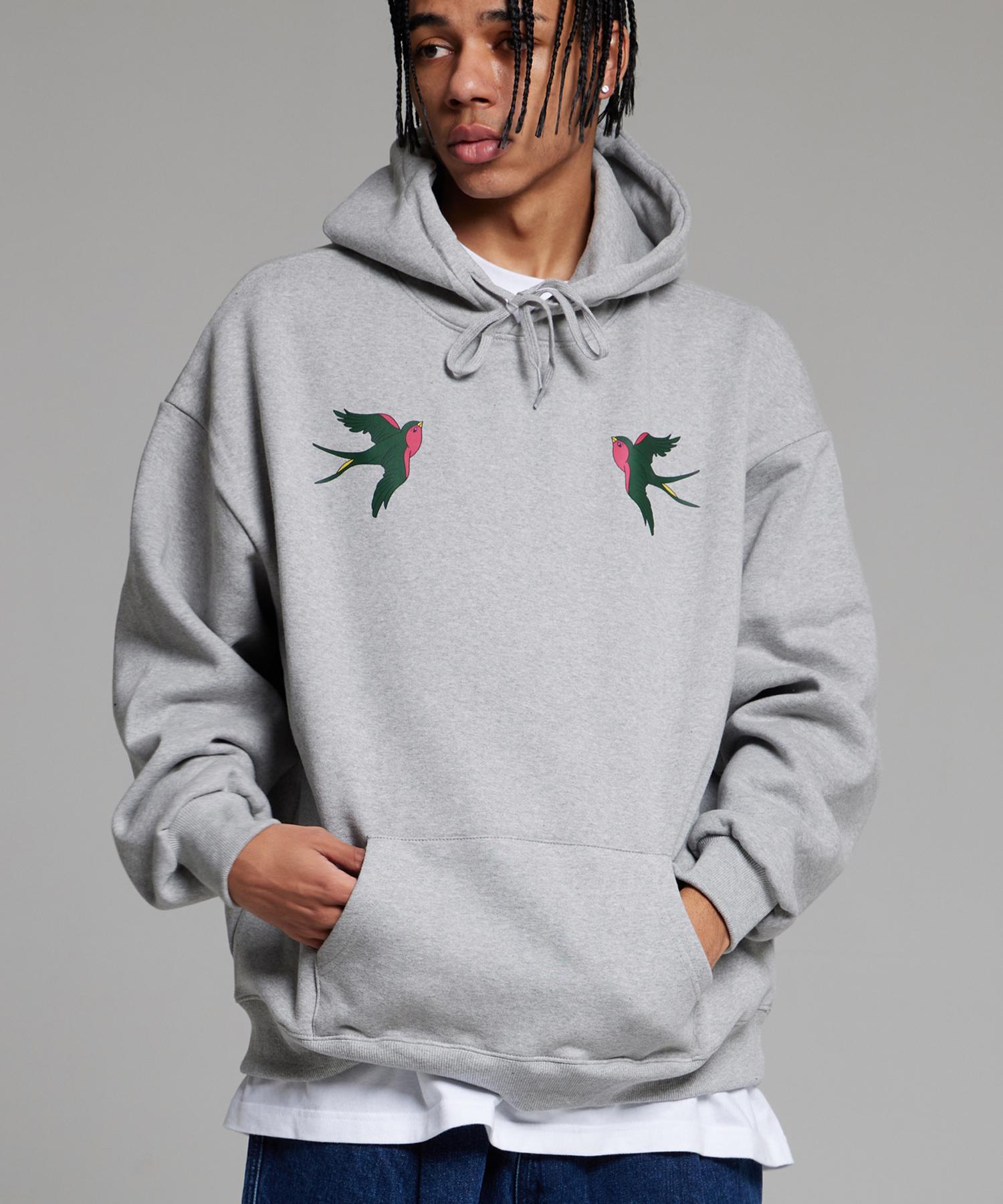 Cream Soda Lab Swallow Twin Hood Grey M