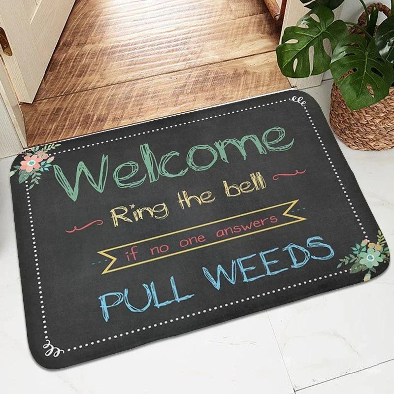 

Welcome Door Mat Kitchen Rug Area Non-slip Graphic Wizards Muggle Tolerated Corridor Decor Floor Mat Bedroom Entrance Doormat 30x50cm
