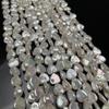 1String, White Natural Freshwater Pearls, Baroque heart-shaped Pearl Beads, 13×13mm, for DIY Necklace, Jewelry Making Crafts, Length 36 Cm