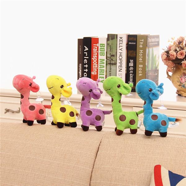 Plush Giraffe Soft Toys Animal Dear Doll Baby Kids Children Birthday Gift 5 Color 