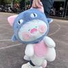 35 50cm Cute Shark Cat Plush Toy Soft Stuffed Animal Reading Pillow Christmas Gift for Kids Birthday Cushion Doll