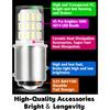 Super Bright 1157 BAY15D LED Bulbs, 3w 2357 2057 7528 LED Brake Light Bulb, 6000k Daylight White 350LM BAY15D Bulb for RV Car Camper Trailer Back Up