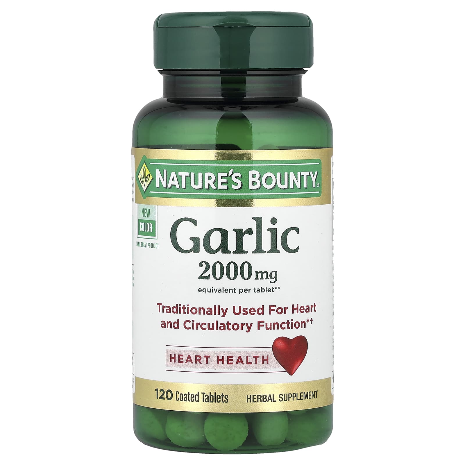 

Nature S Bounty, Garlic, 2,000Mg, Coated Tablets 120 Tablets