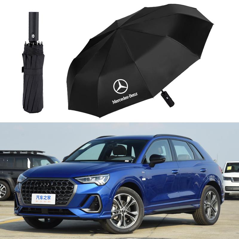 Naklejka na samochód Składany parasol samochodowy W pełni automatyczne parasole Anti-UV Do Mercedes Benz AMG W204 W205 W203 W211 W212 W213 W201 W210