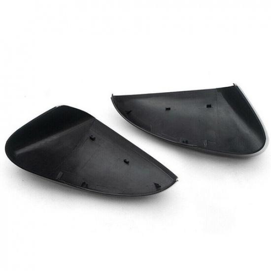 2013- Gloss Black Door Side Rearview Mirror Cover Replace For Ford Fusion US