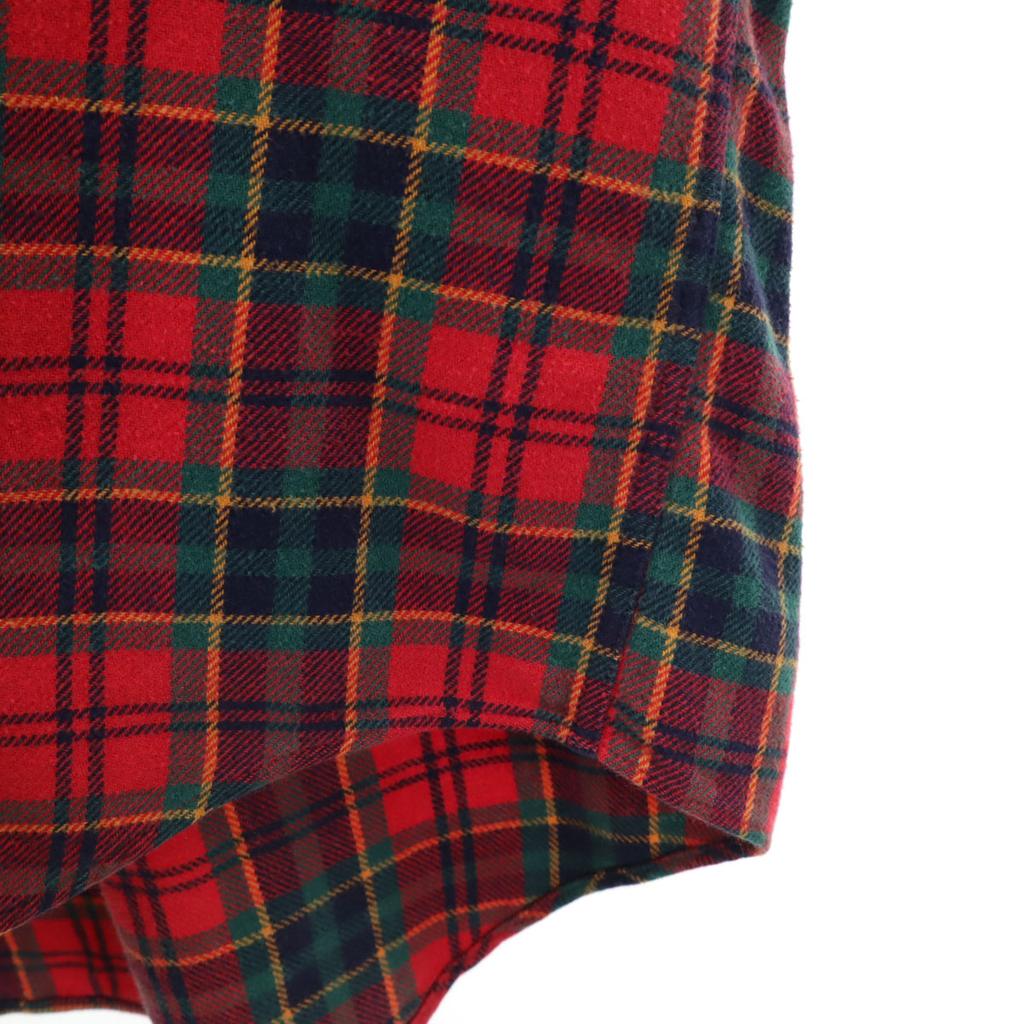 Gap 90s Old Long Sleeve Check Shirt M Red Series Men's Used