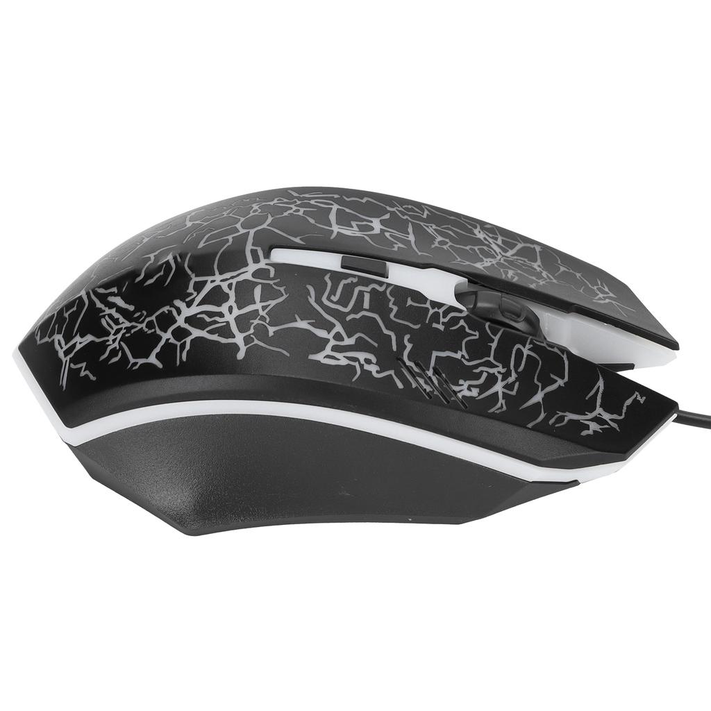 Wired Mouse Black USB Port Gaming Office Business Luminous Optical Computer Accessories