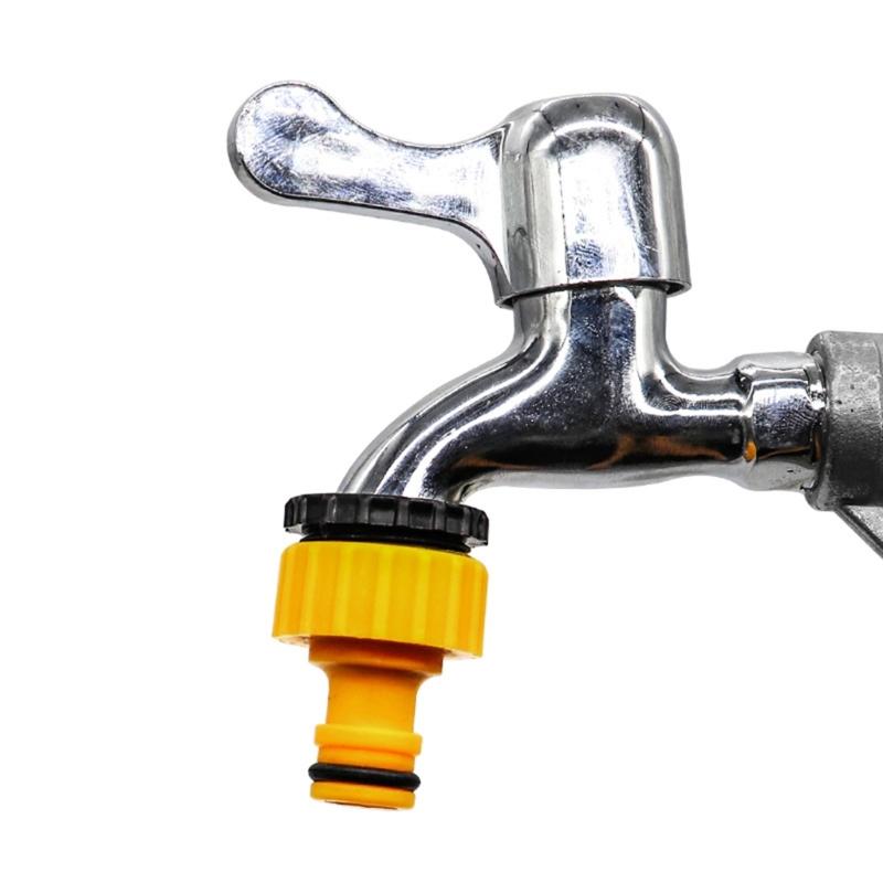 Garden Watering Hose Quick Connector 4/6 Point Pipe Tap Coupler Water Tube Joint Adapter Compatible for Washing Machine
