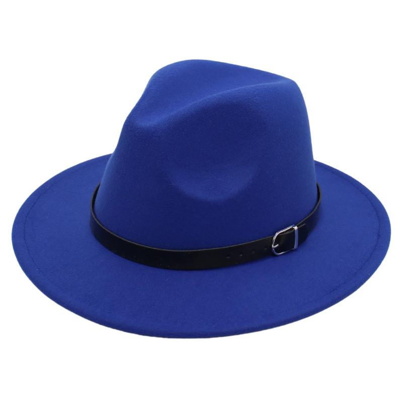 Ethnic Style Vintage Fedora Hat With Wide Brim For Women And Men