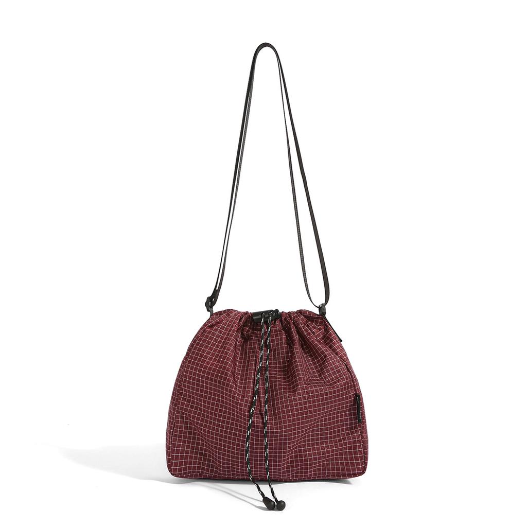 Kordelzug Mode Kleine Tasche Umhängetasche Damen Pendler Lässig Leichte Schulter Mama Beuteltasche