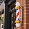 Luz LED de poste de barbero para montaje en pared Roja, Blanca y Azul Barbería con