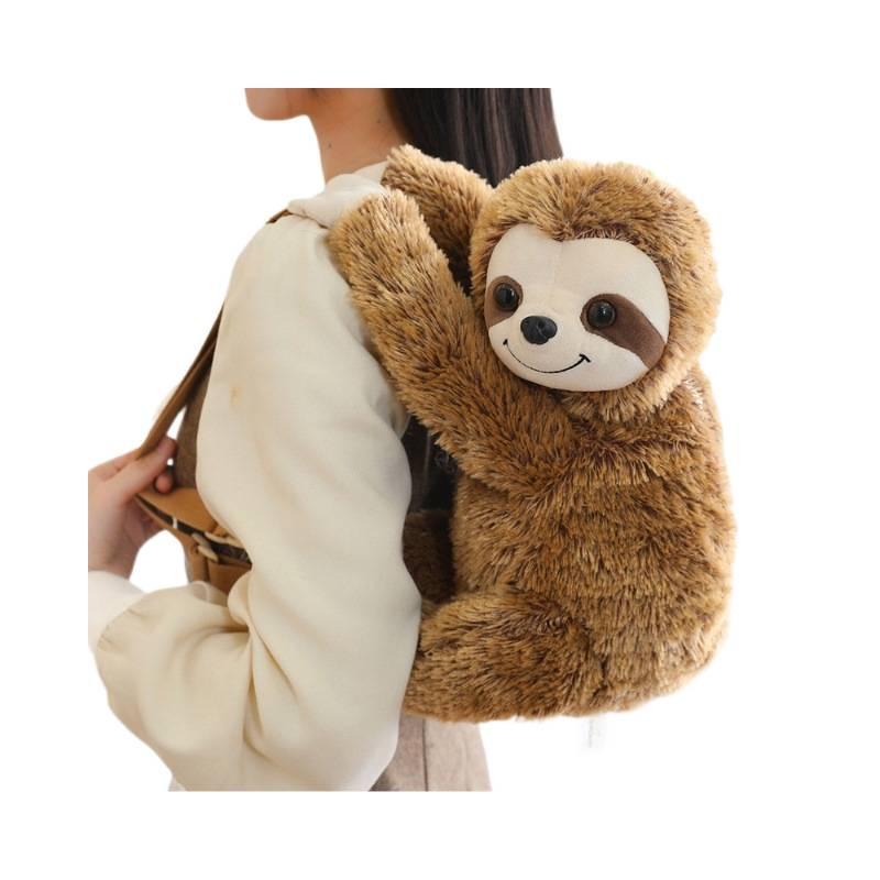 Large Capacity Cute Plush Bear Backpack - Versatile Japanese Korean Style