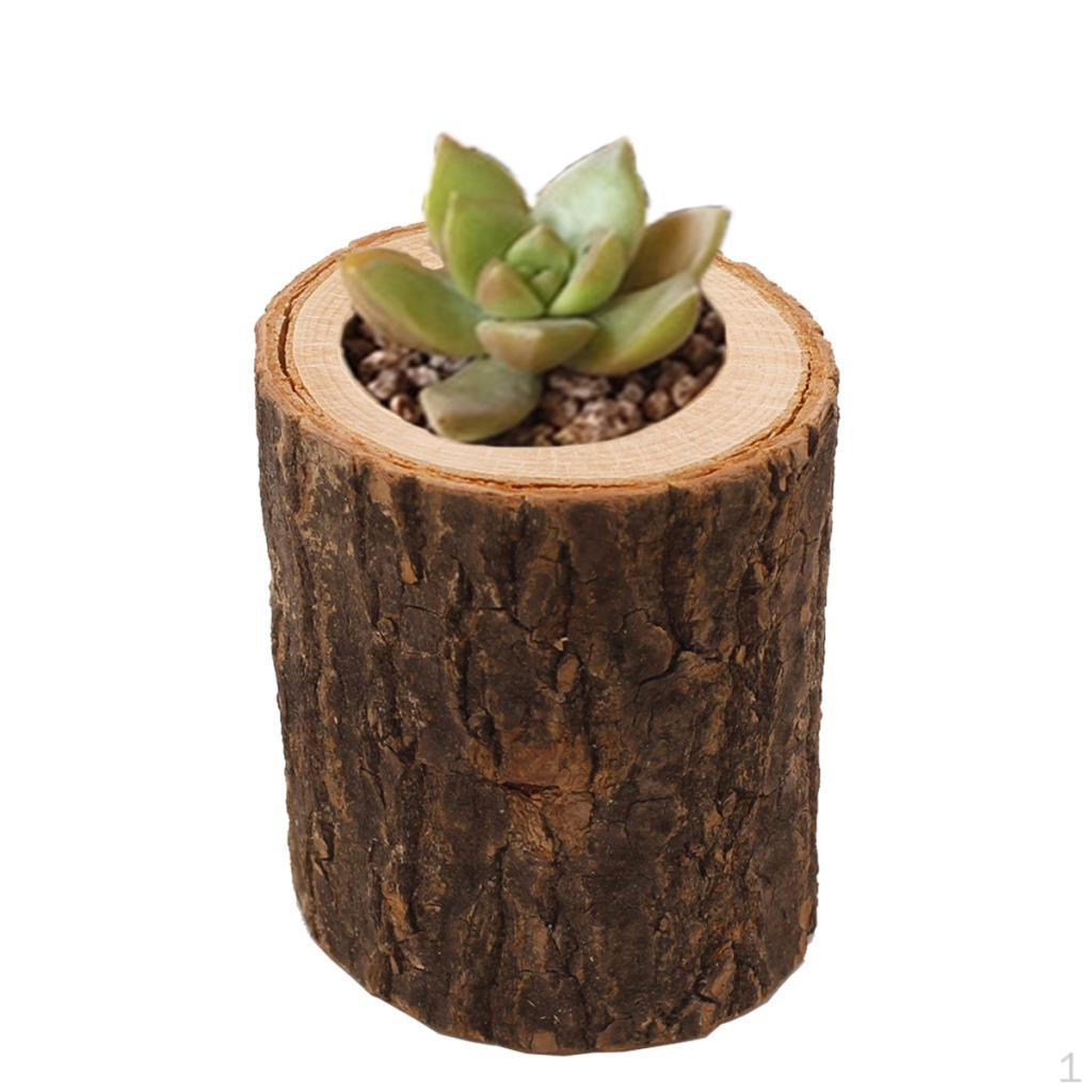 Tree Stump Wooden Candle Holder Tea Light for Home Dinner Wedding Birthday Party Decoration
