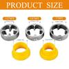 Plastic Pipe Thread Die Kit Fine Craftsmanship Professional Cutting Pipe Threading Tool Suitable for Removing Damaged Screws