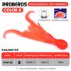 5pcs Floating Fishing Lures Squid Jig Soft Baits Silicone Artificial Baits Swimbaits Fishing Accessories