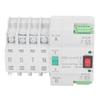 Dual Power Automatic Transfer Switch DIN Rail Mount 4P Generator Changeover Switch AC400V 63A