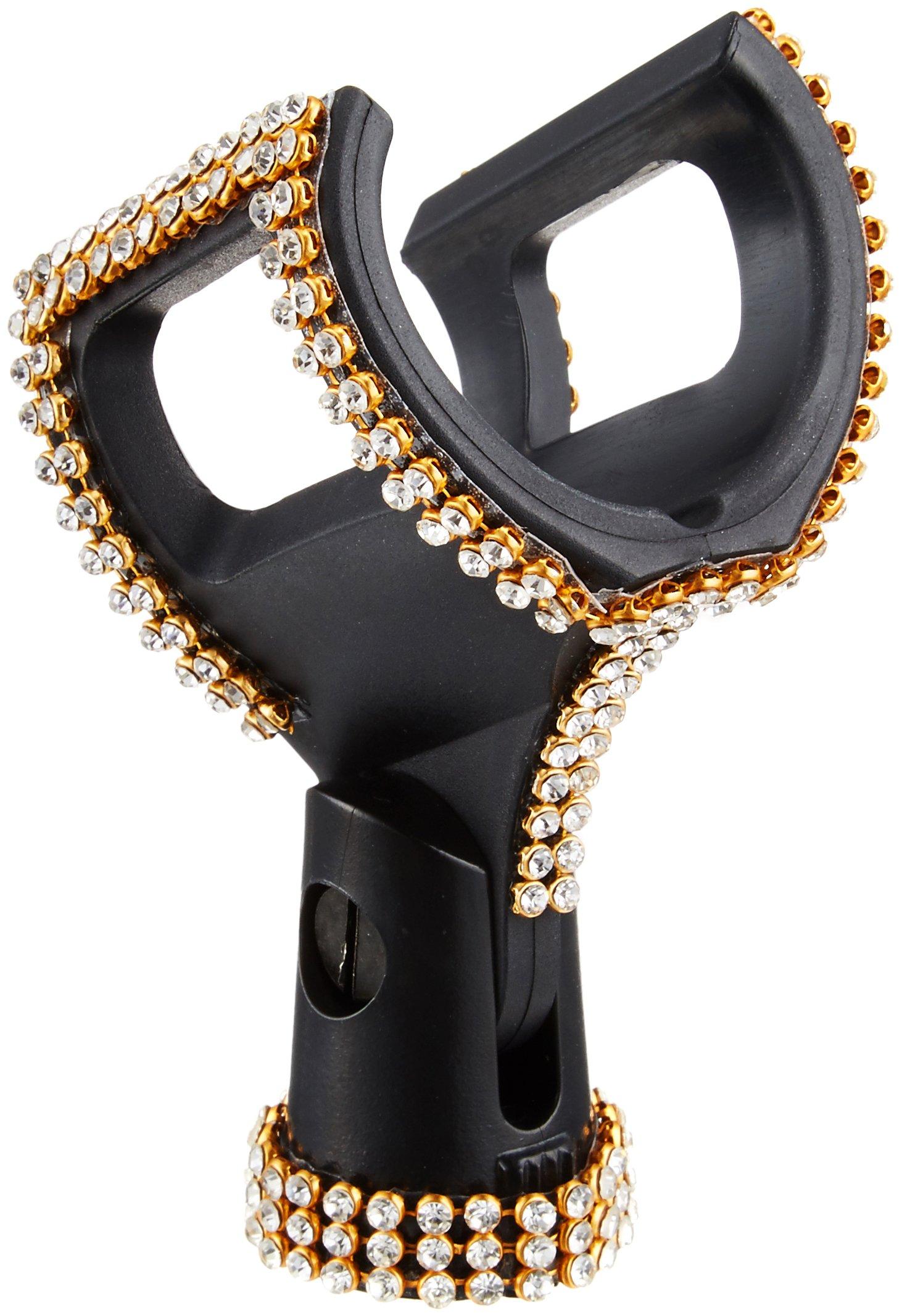 

MicFX CRYSTAL CLIPS WIRELESS Gold Microphone holder for CRYSTAL SLIP-ON