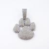 New Paw Pendant and 15mm Cuban Chain for Hip Hop Fashion Charm Necklace