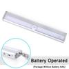Motion Sensor Night Light Potable 6/10 LED Closet Lights Battery Powered Wireless Cabinet IR Infrared Motion Detector Wall Lamp