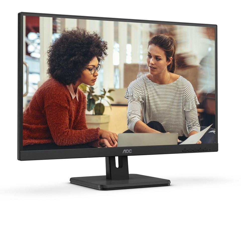 AOC Q27E3UAM monitor 27 inch 2560x1440 Black
