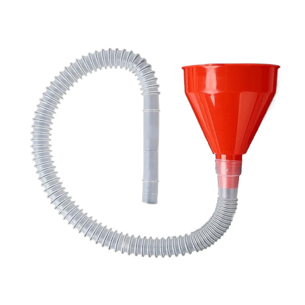 Betankungstrichter mit abnehmbarem Schlauch, universeller Einfülltrichter für Motorradmotor, Benzin, Öl, Zusatzstoff, Kraftstofftrichter