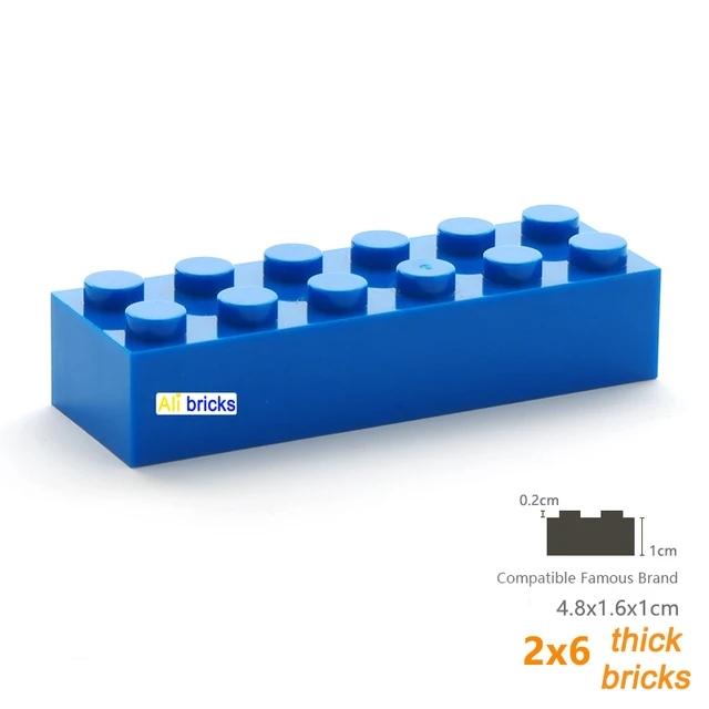 20 Stück MOC Teile 2456 Stein 2 x 6 44237 Kompatible Steine DIY Zusammenbau Bausteine Partikel Kinder Puzzle Gehirnspielzeug Geschenk
