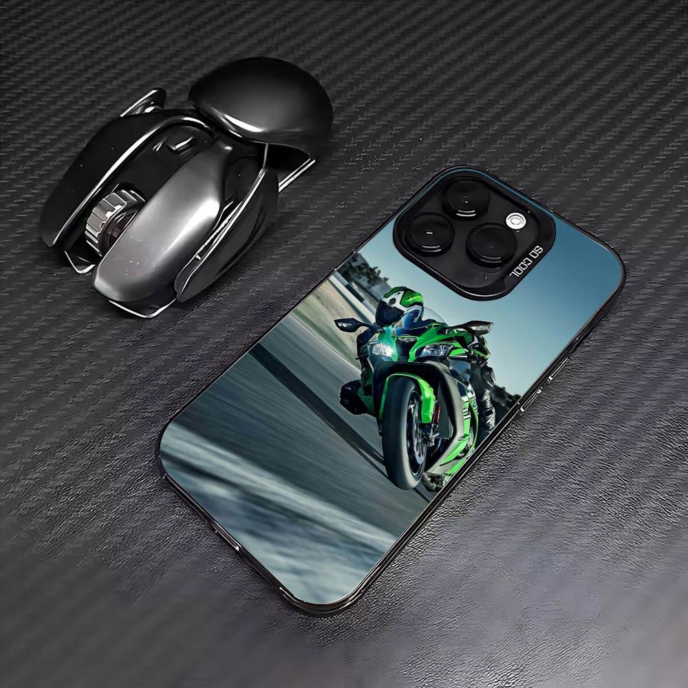

NINJA 1100SX SE Phone Case For iPhone17,16,15,14,13,12,11 Plus,Pro Max Colored Silver Plated Inside Cover iPhone16pro