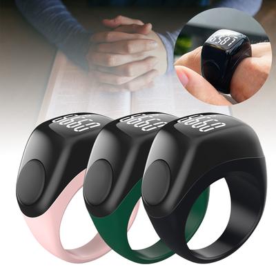 High Precise Rings Counter with Vibrating Alerts and App Synchronization For Fitness Enthusiasts And Spiritual Practice