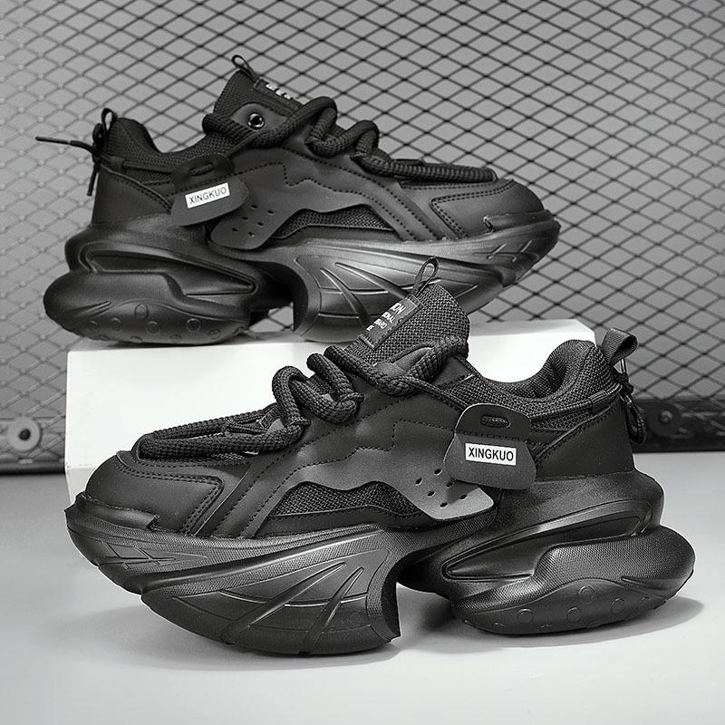 Imported Trendy Men's Breathable, Height-Boosting Fashion Shoes with Thick Soles