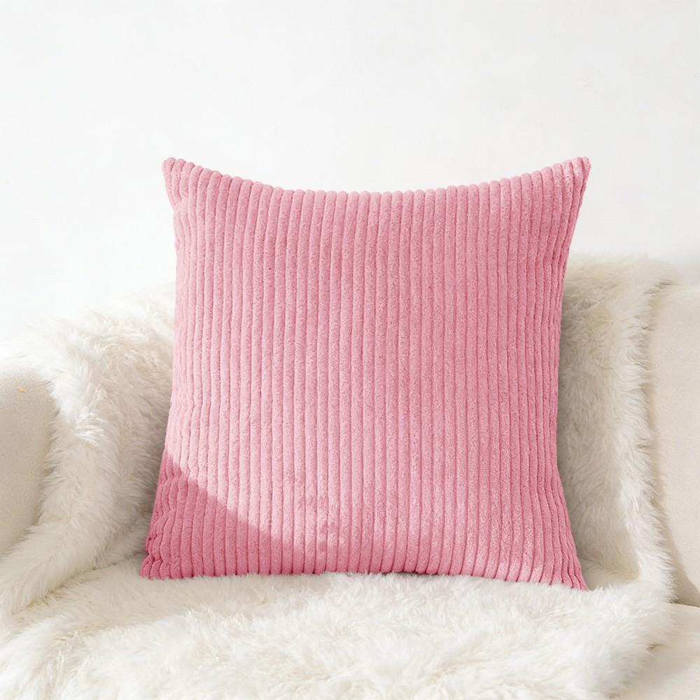 70x70 65x65Large Size Corduroy Pillow Cover Soft Plush Flannel Cushion Cover Fluffy Couch Pillow Case for Sofa Living Room Decor