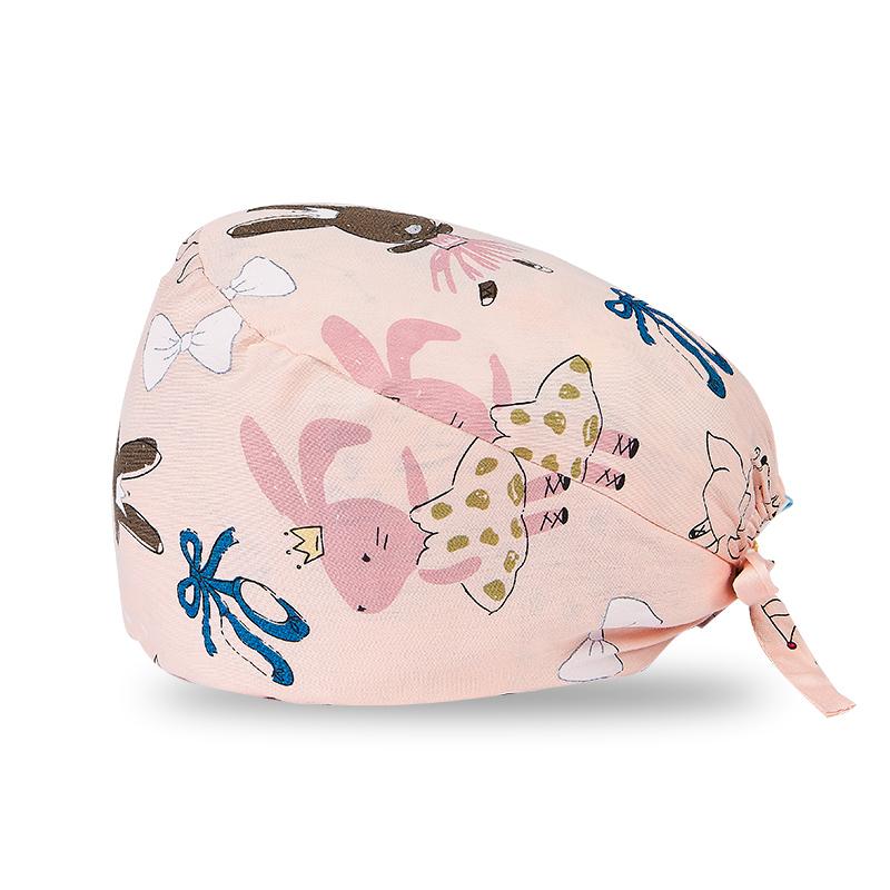 200 Kinds Adjustable Medical America National Pattern Cartoon Pet Hospital Heart Surgical Doctor Cap Surgeon Hat