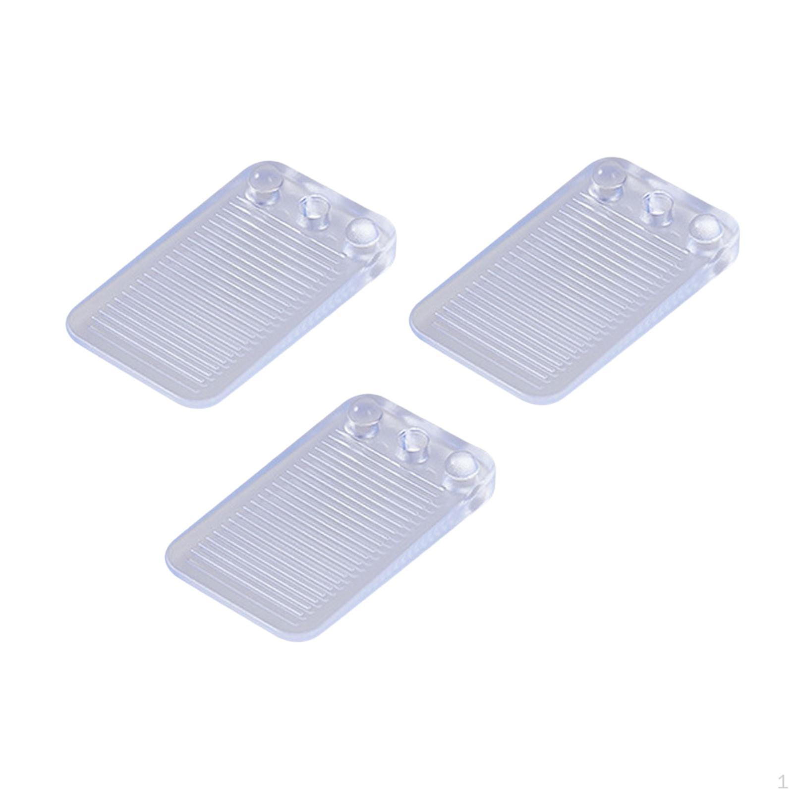 

3 Pieces Furniture Levelers Hard Wedges Table Shims Multipurpose Anti Slide Level Wedge for Home чистый
