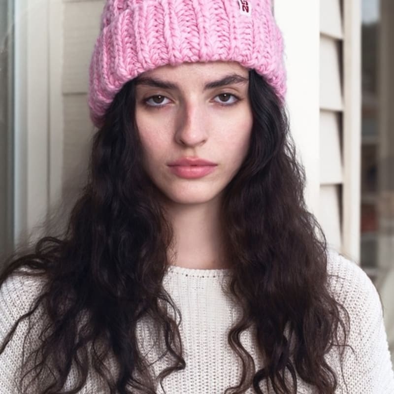 

SIEOR Flake beanie_3colors ivory