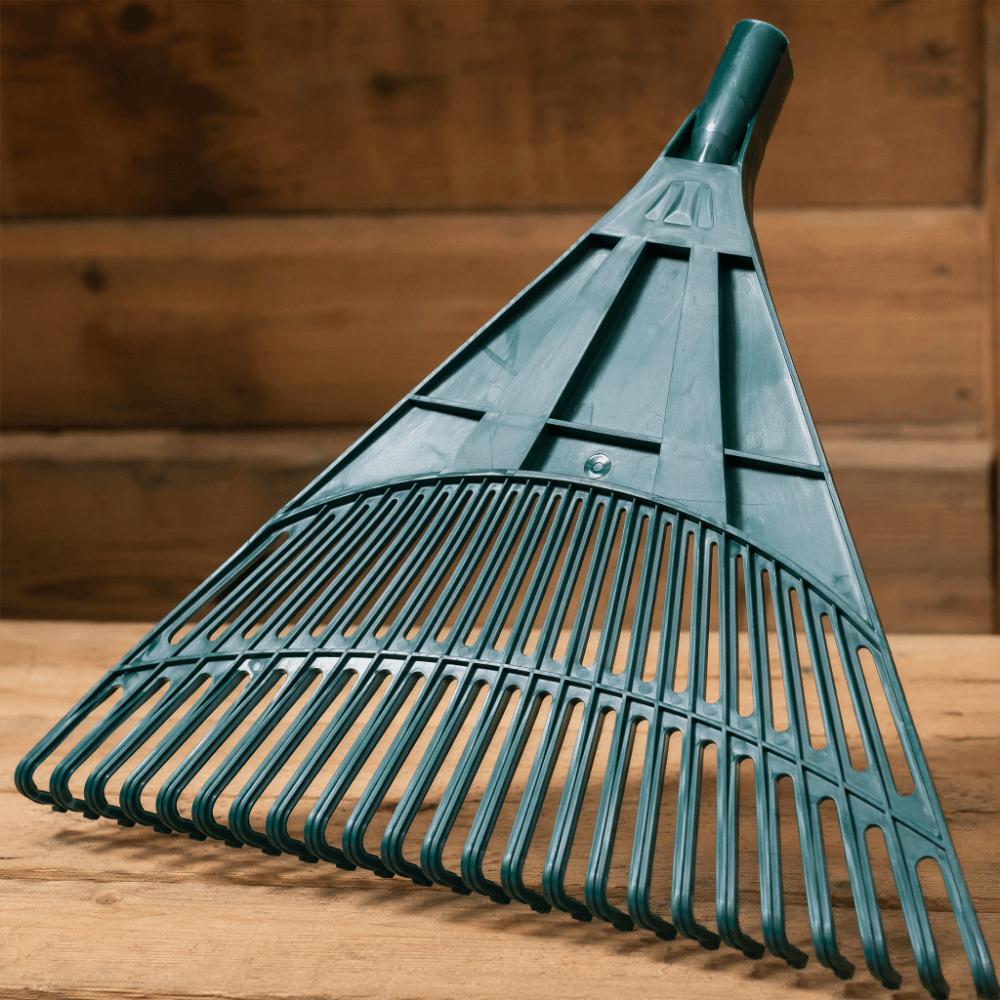 High Hardness Grass Rake Plastic Garden Rake Compost Mixing Leaf Rake Lawn Cleaning