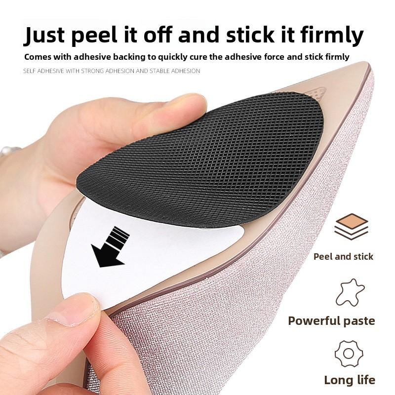 Men's and Women's Sole Anti-skid Sticker, Wear-resistant Rubber Pad, High Heels Forefoot Sticker, Bottom Sole Sticker, Anti-skid Sticker