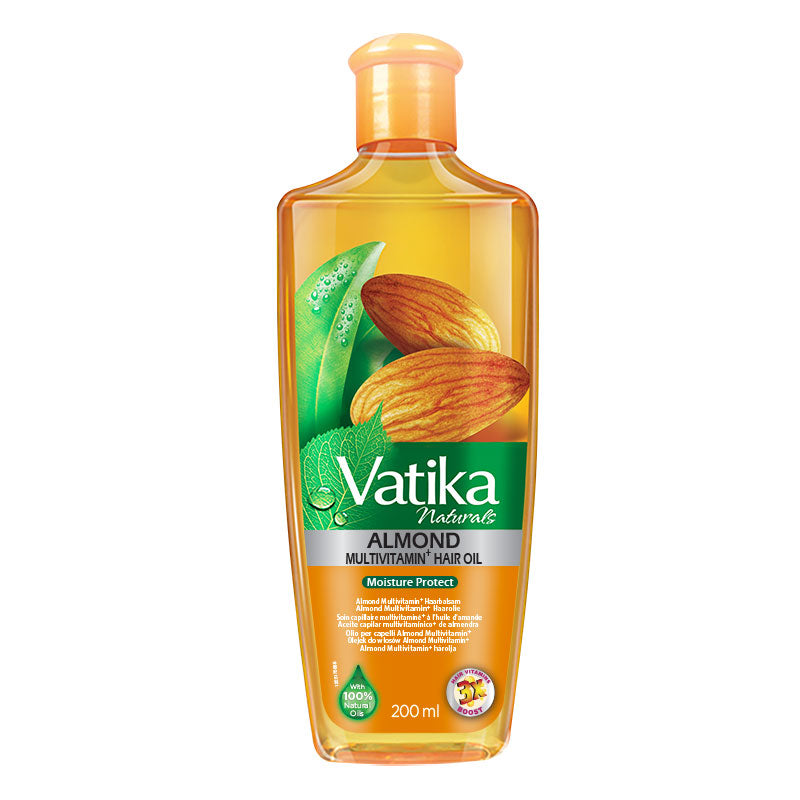 Multi Vitamin Hair Oil  Vatika Naturals Multivitamin Almond Hair Oil 200ml.
