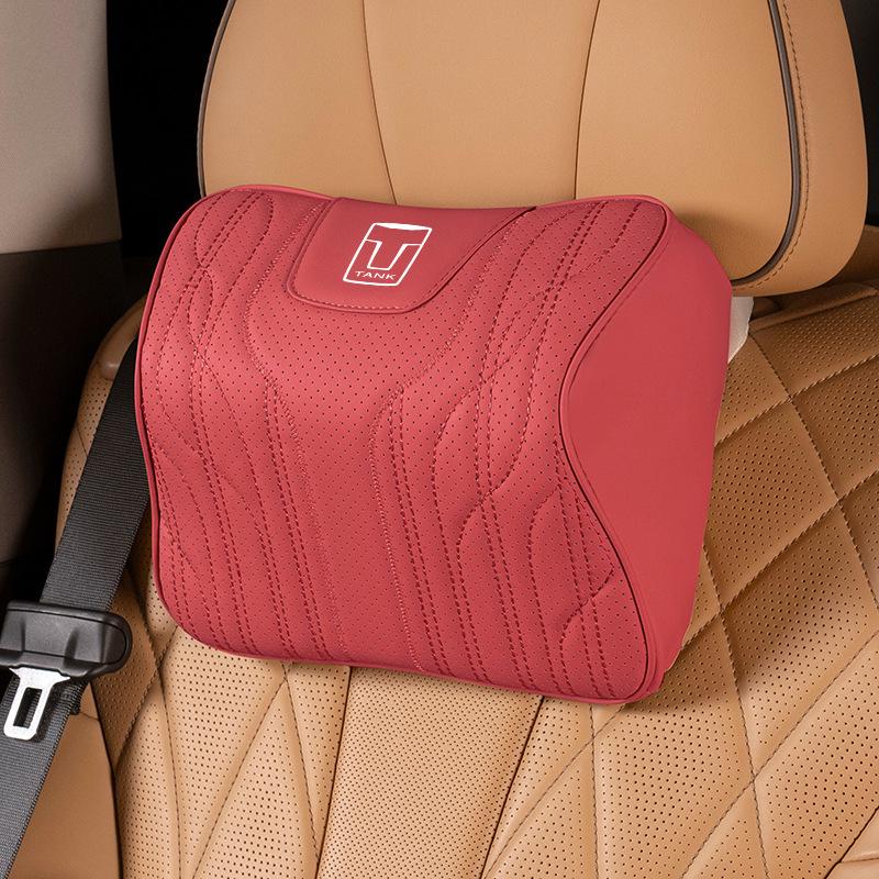 All-Season Car Interior Set: Fits Tank 300 Headrests & Tank 500 Seat Cushions, Includes Lumbar Supports, One-Piece Breathable Design.