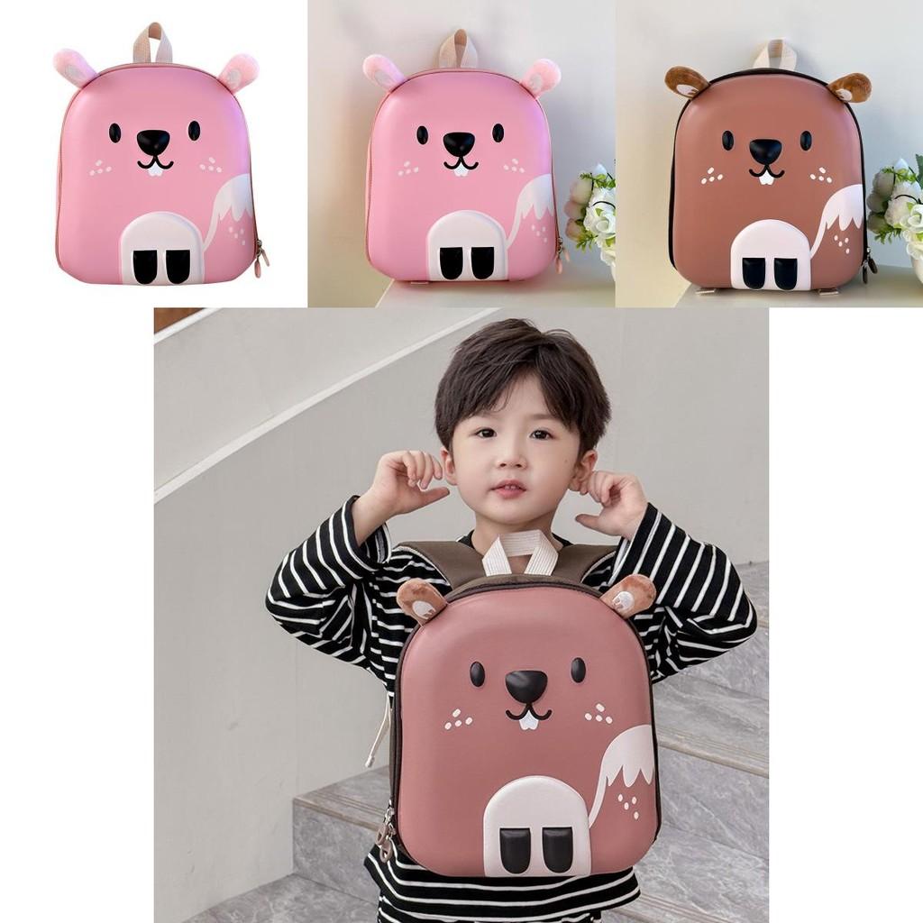 Colorful And Fun Pvc Kids Backpack With Animal Print For Boys And Girls For Daily Use
