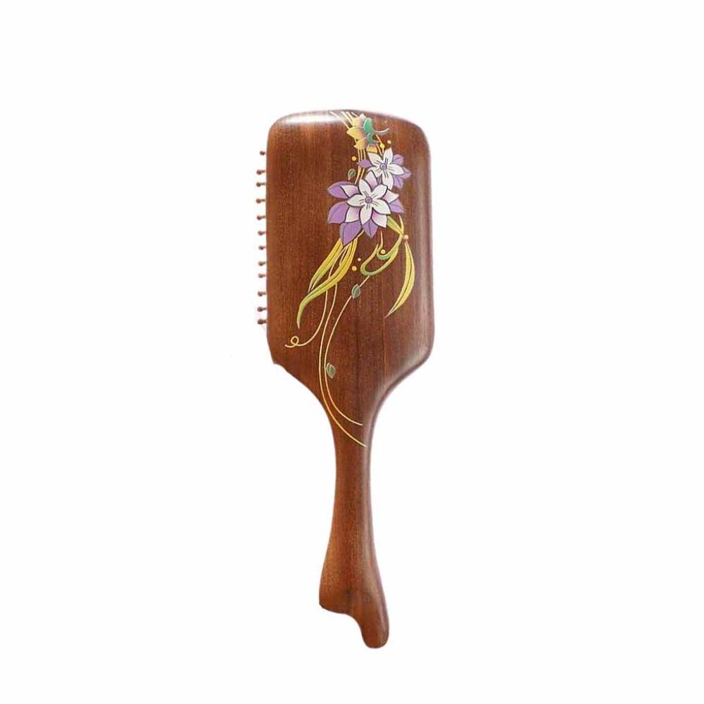 Anti Static Sandalwood Hair Comb Portable Air Bag Massage Comb Air Cushion Comb  Curly Hair