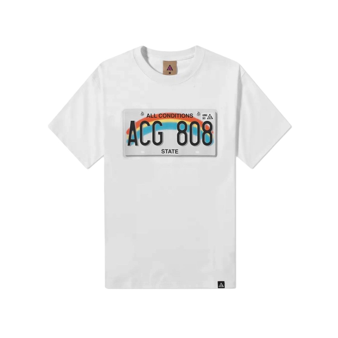 Nike T Shirts Men s White Crew Neck Moderate DC5361-121 S